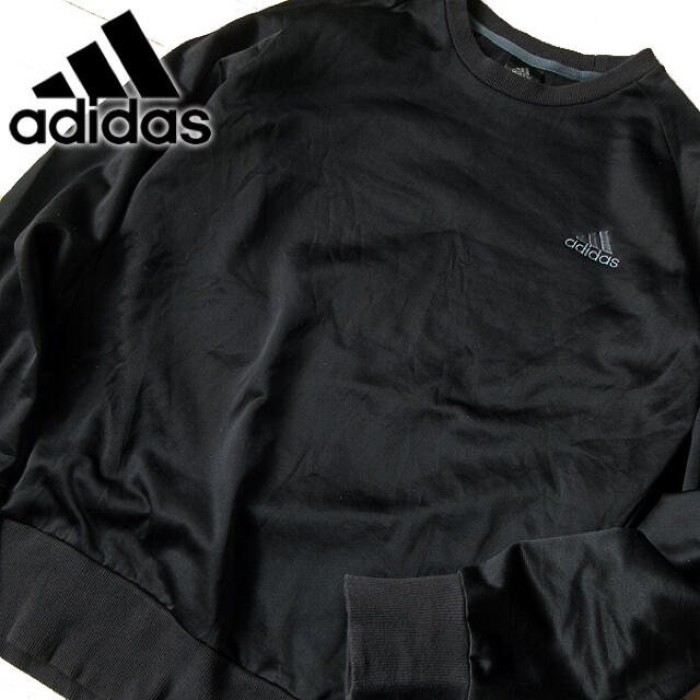 adidas(アディダス)の美品 O アディダス メンズ ジャージ/トレーナー ブラック メンズのトップス(スウェット)の商品写真