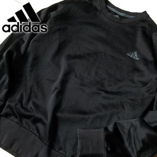 アディダス(adidas)の美品 O アディダス メンズ ジャージ/トレーナー ブラック(スウェット)