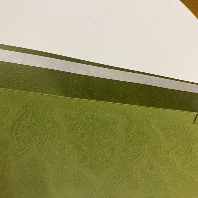 Gucci(グッチ)のグッチ　封筒　GUCCI ハンドメイドの文具/ステーショナリー(カード/レター/ラッピング)の商品写真