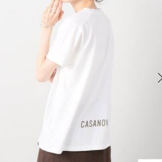 プラージュ(Plage)のプラージュ　Plage　CASANOVA Tシャツ　ホワイト(Tシャツ(半袖/袖なし))