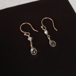 ノジェス(NOJESS)の【訳あり】NOJESS ノジェス　天然石ピアス　フック式(ピアス)