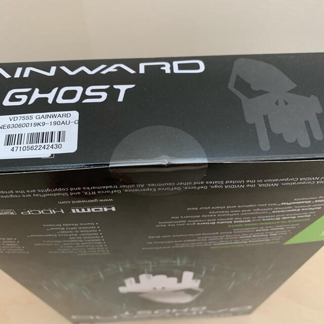 Ghost(ゴースト)のグラフィックスボードGeForce RTX 3060 Ghost（LHR） スマホ/家電/カメラのPC/タブレット(PCパーツ)の商品写真