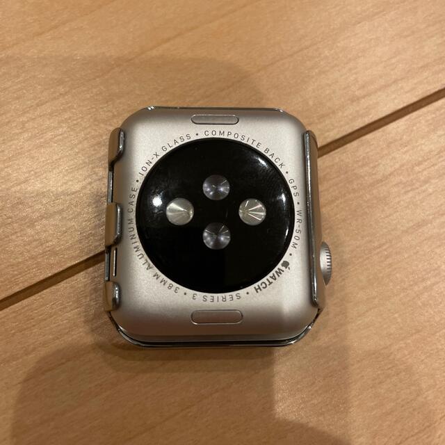 Apple Watch series 3 38mm GPS シルバーアルミニウム お買い得