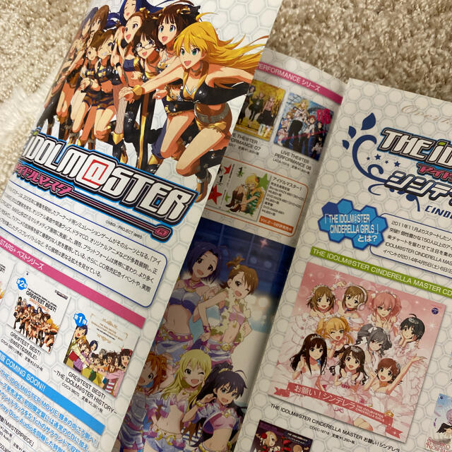 BANDAI NAMCO Entertainment(バンダイナムコエンターテインメント)のアニメ&ゲーム　アイドルフェア　チラシ　アイドルマスター エンタメ/ホビーのCD(アニメ)の商品写真