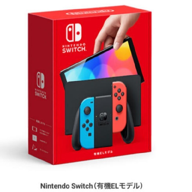 希少 黒入荷！ Nintendo Switch - 新品 Nintendo Switch  有機EL ネオンブルー/ネオンレッド① 家庭用ゲーム機本体