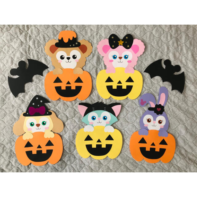 ハロウィン　ハンドメイド　壁面飾り