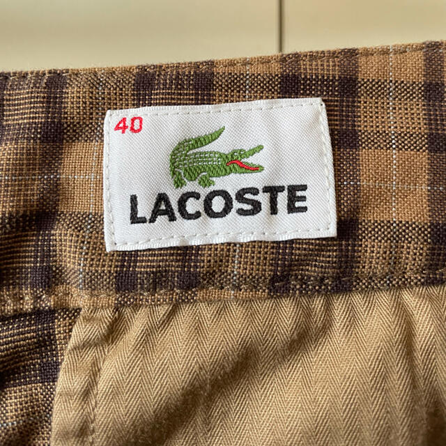 LACOSTE(ラコステ)の■美品■ラコステ カジュアル チェック ハーフパンツ レディースのパンツ(ハーフパンツ)の商品写真