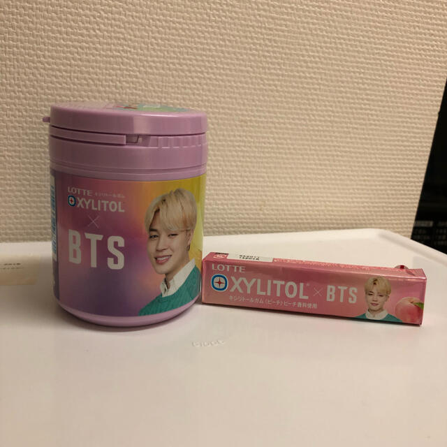 防弾少年団(BTS)(ボウダンショウネンダン)のBTS☆キシリトール　Smileボトル　ジミン　おまけ付き エンタメ/ホビーのタレントグッズ(アイドルグッズ)の商品写真