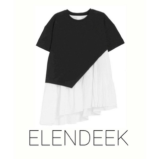 エンフォルド(ENFOLD)のELENDEEK ヘムフレアプリーツカットソーセット(シャツ/ブラウス(半袖/袖なし))