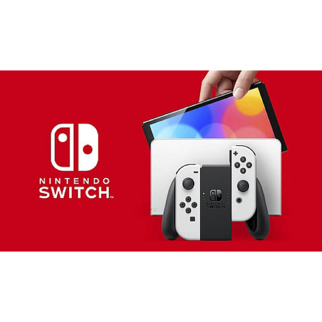 Nintendo Switch(ニンテンドースイッチ)のNintendo Switch 新型(有機ELモデル) エンタメ/ホビーのゲームソフト/ゲーム機本体(家庭用ゲーム機本体)の商品写真