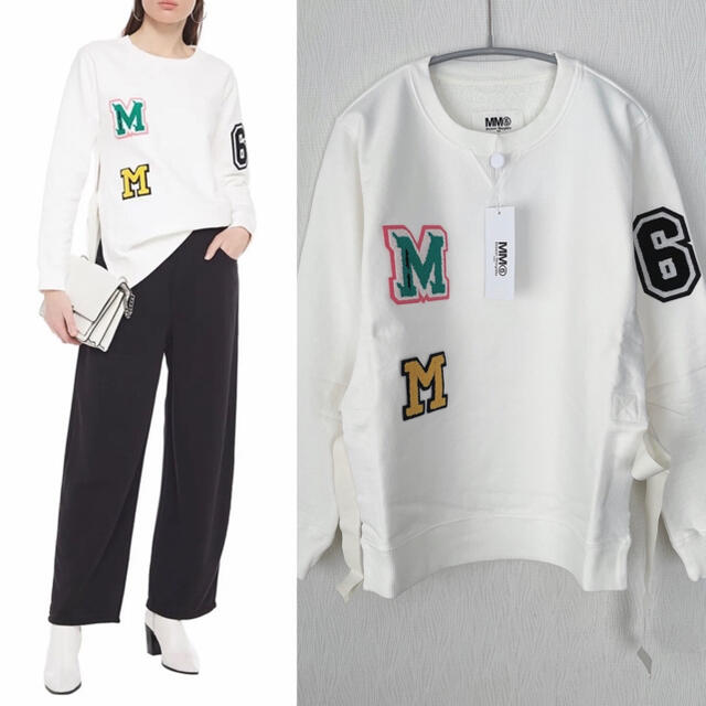 MM6(エムエムシックス)の【新品】MM6 MaisonMargiela ワッペントレーナー レディースのトップス(トレーナー/スウェット)の商品写真