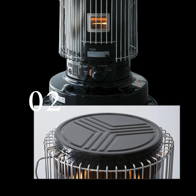 トヨトミ対流型ストーブKS-67H(B)ブラック スマホ/家電/カメラの冷暖房/空調(ストーブ)の商品写真