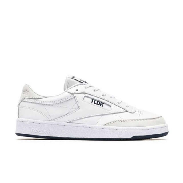 1LDK × REEBOK CLUB C 85 "WHITE/NAVY"スニーカー