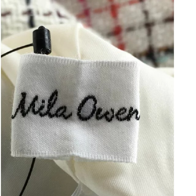 Mila Owen(ミラオーウェン)のミラオーウェン　ツイードタイトスカート レディースのスカート(ひざ丈スカート)の商品写真