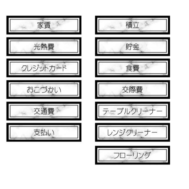 大理石柄！耐水　調味料ラベル　オーダーメイド　文字変更可　シール ハンドメイドの生活雑貨(キッチン小物)の商品写真