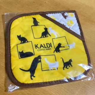 カルディ(KALDI)のカルディ　猫　ミトン＆鍋敷き(収納/キッチン雑貨)