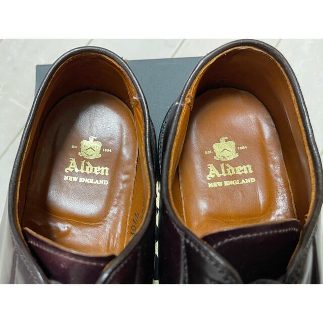 美品】ALDEN オールデン 990 (Eワイズ) シューツリー付き 美品】ALDEN オールデン 990 (Eワイズ) シューツリー付き