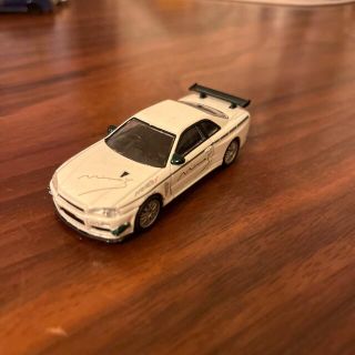 アオシマ(AOSHIMA)のマインズ　mine‘s R34 GTR アオシマ　1/64(ミニカー)