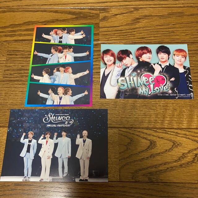 SHINee(シャイニー)のシャイニー　ポストカード3枚セット エンタメ/ホビーのCD(K-POP/アジア)の商品写真