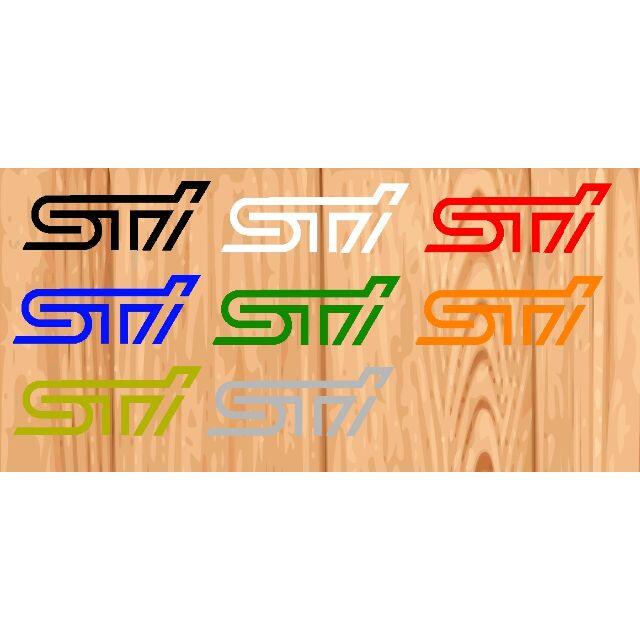 STI SUBARU スバル　カッティングステッカー　幅5-10cm 自動車/バイクの自動車(車外アクセサリ)の商品写真