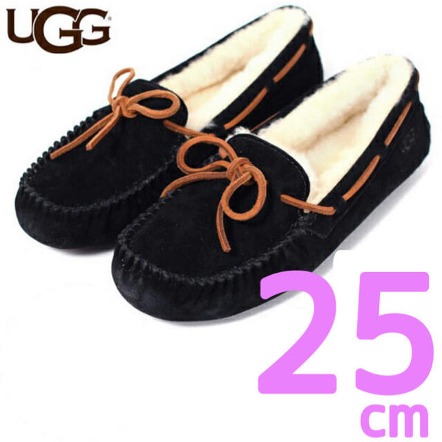 UGG アグ モカシン ダコタ DAKOTA 5612 25cm 黒 ブラック www