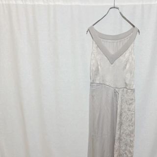 アルベルタフェレッティ(ALBERTA FERRETTI)の【定価18万】ALBERTA FERRETTI シルク ノースリーブワンピース(ロングワンピース/マキシワンピース)