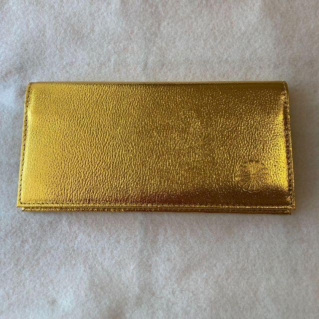 【新品未使用】皇居 長財布 ゴールド レディースのファッション小物(財布)の商品写真