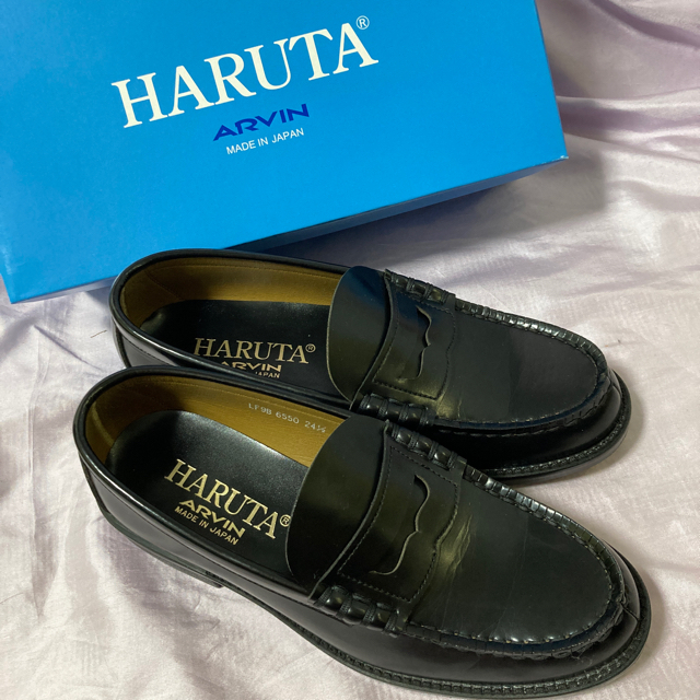 HARUTA(ハルタ)のハルタHARUTA★ローファー　学生　通学　男女★短時間のみ美品 レディースの靴/シューズ(ローファー/革靴)の商品写真