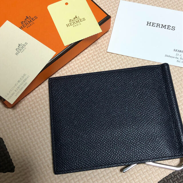 Hermes(エルメス)のエルメス　HERMES 　マネークリップ　二つ折り財布　カードケース メンズのファッション小物(マネークリップ)の商品写真