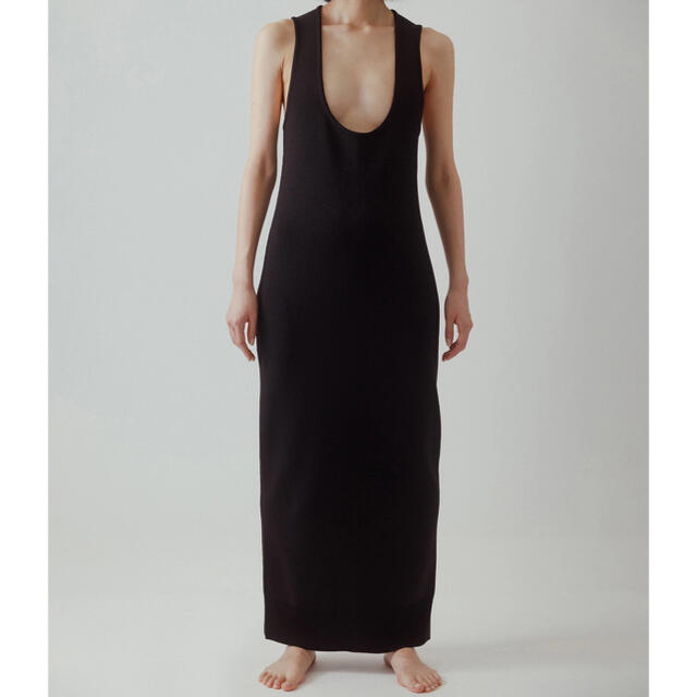 yo BIOTOP Lingerie】Long knit dress - www.glycoala.com