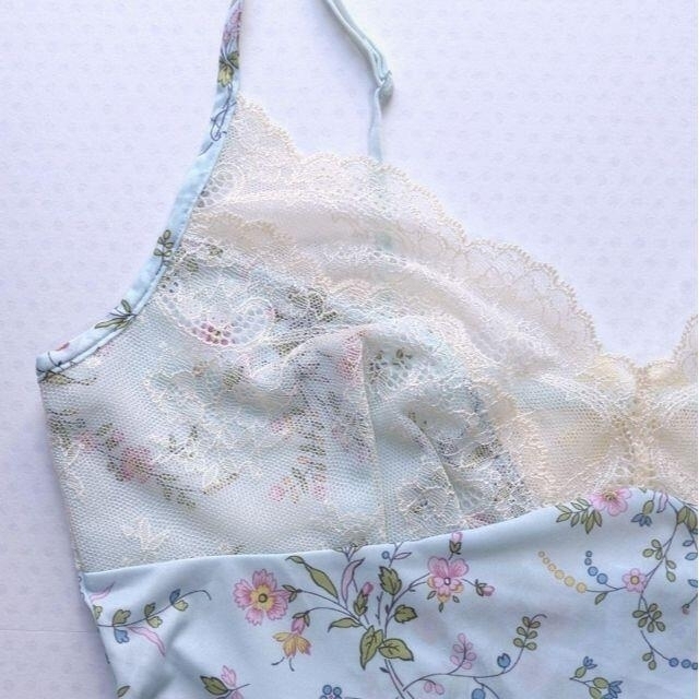 パルファージュ ❁ キャミソール ショーツ 小花Blu