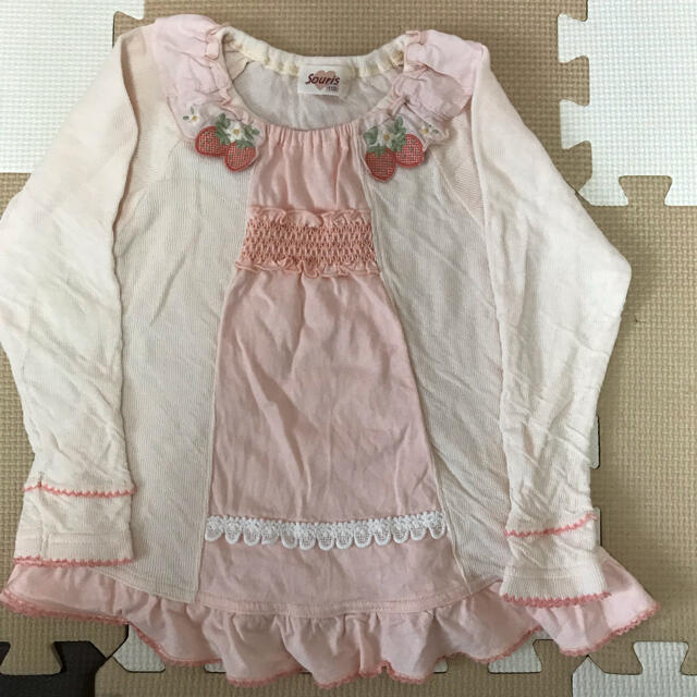 Souris(スーリー)のスーリー ♡トップス110 キッズ/ベビー/マタニティのキッズ服女の子用(90cm~)(Tシャツ/カットソー)の商品写真