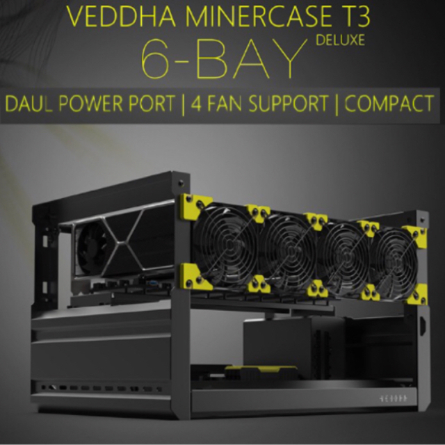 VEDDHAマイニングフレーム6GPU T3ライトコイン