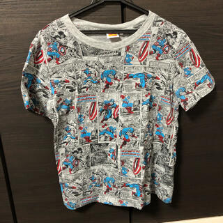 ディズニー(Disney)のキャラクターTシャツ　レディース　Mサイズ　(Tシャツ(半袖/袖なし))