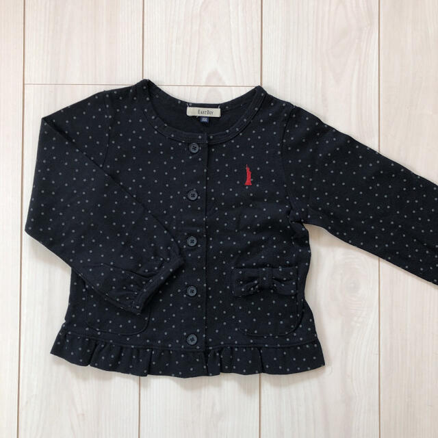 EASTBOY(イーストボーイ)の新品☆ EASTBOY 100cm 女の子用カーディガン キッズ/ベビー/マタニティのキッズ服女の子用(90cm~)(カーディガン)の商品写真