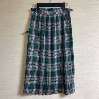 最安値級価格スカートDrawer - 【試着のみ・イギリス製】ウール100%・チェック巻きスカート