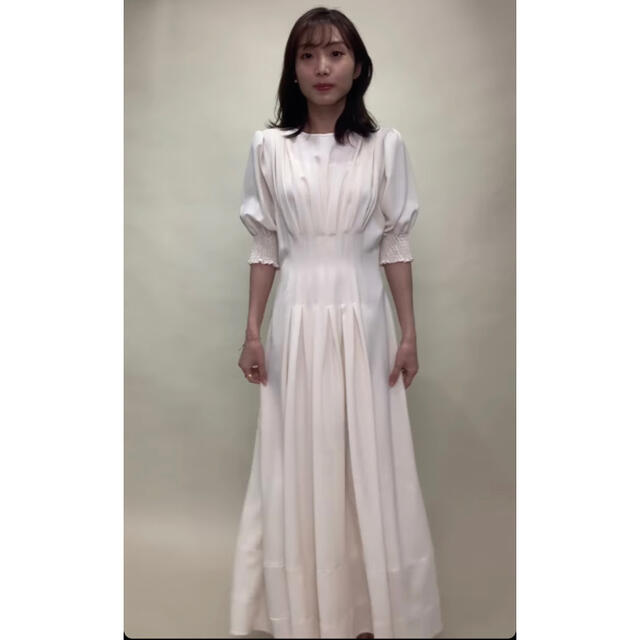 Noble - L'Or ロル かじまり Tuck Drape Dress（Ecru）Sサイズの通販 ...