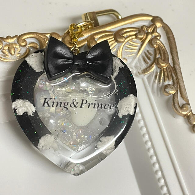 永瀬廉 ハートシェイカー キンプリ king&prince ハンドメイドのアクセサリー(キーホルダー/ストラップ)の商品写真