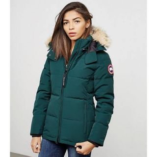 カナダグース(CANADA GOOSE)のカナダグース　チェルシーパーカー　緑　グリーン(ダウンジャケット)