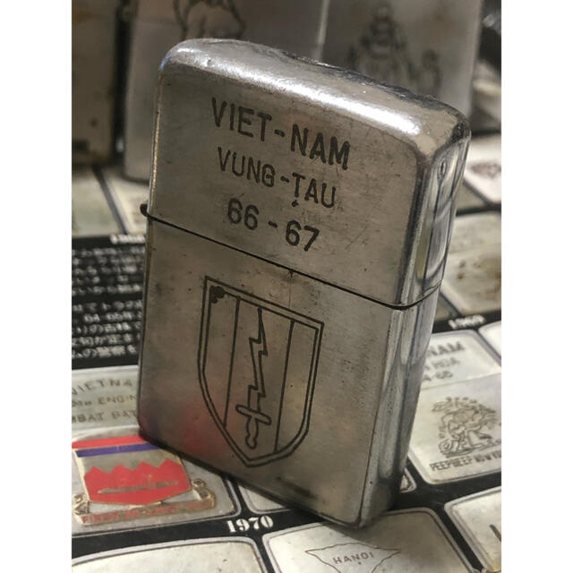【ベトナムZIPPO】本物 1966年製ベトナムジッポー「在ベトナム第1野戦軍」 | フリマアプリ ラクマ