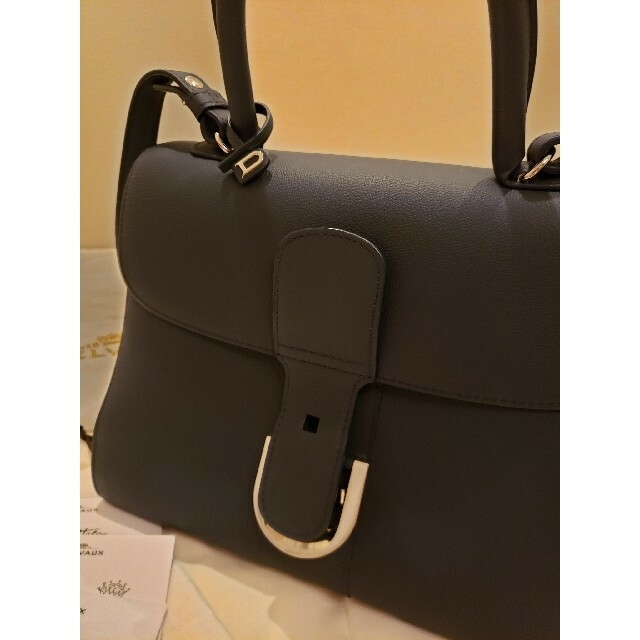 ☆ご専用☆ DELVAUX Brillant ブリヨン MM ネイビー ...