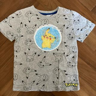 エイチアンドエム(H&M)のH&M  ポケモン ピカチュウ ヒトカゲ  スパンコール Tシャツ  (Tシャツ/カットソー)