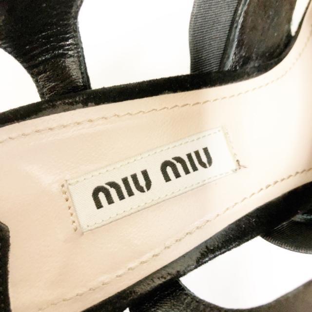 miumiu(ミュウミュウ)のミュウミュウ サンダル 37 1/2 レディース レディースの靴/シューズ(サンダル)の商品写真