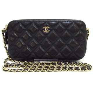 シャネル(CHANEL)のCHANEL(シャネル) 財布美品  マトラッセ 黒(財布)