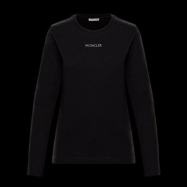 ☆最新作☆ MONCLER ロンT 長袖 Tシャツ モンクレール ブラック 完売