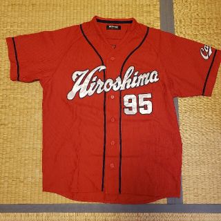 デサント(DESCENTE)の広島カープ　ハイクオリティユニフォーム　95番バティスタ(応援グッズ)