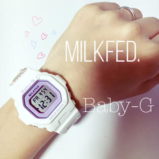 ミルクフェド(MILKFED.)のmilkfed ♡Baby-G コラボウォッチ(腕時計)