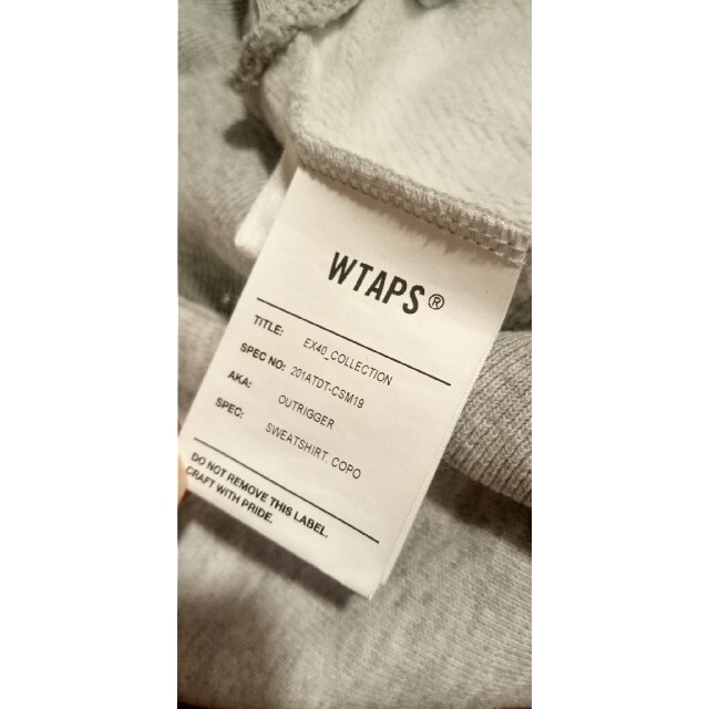 W)taps(ダブルタップス)の「WTAPS」ハーフジップロゴフーディ美品！ メンズのトップス(パーカー)の商品写真