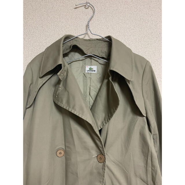 LACOSTE - ラコステ トレンチコート 42の通販 by annn|ラコステならラクマ