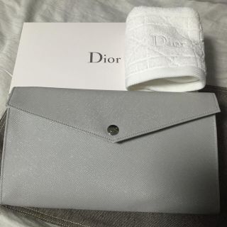 クリスチャンディオール(Christian Dior)の【値下げ】Dior クラッチバッグ＆タオル(クラッチバッグ)